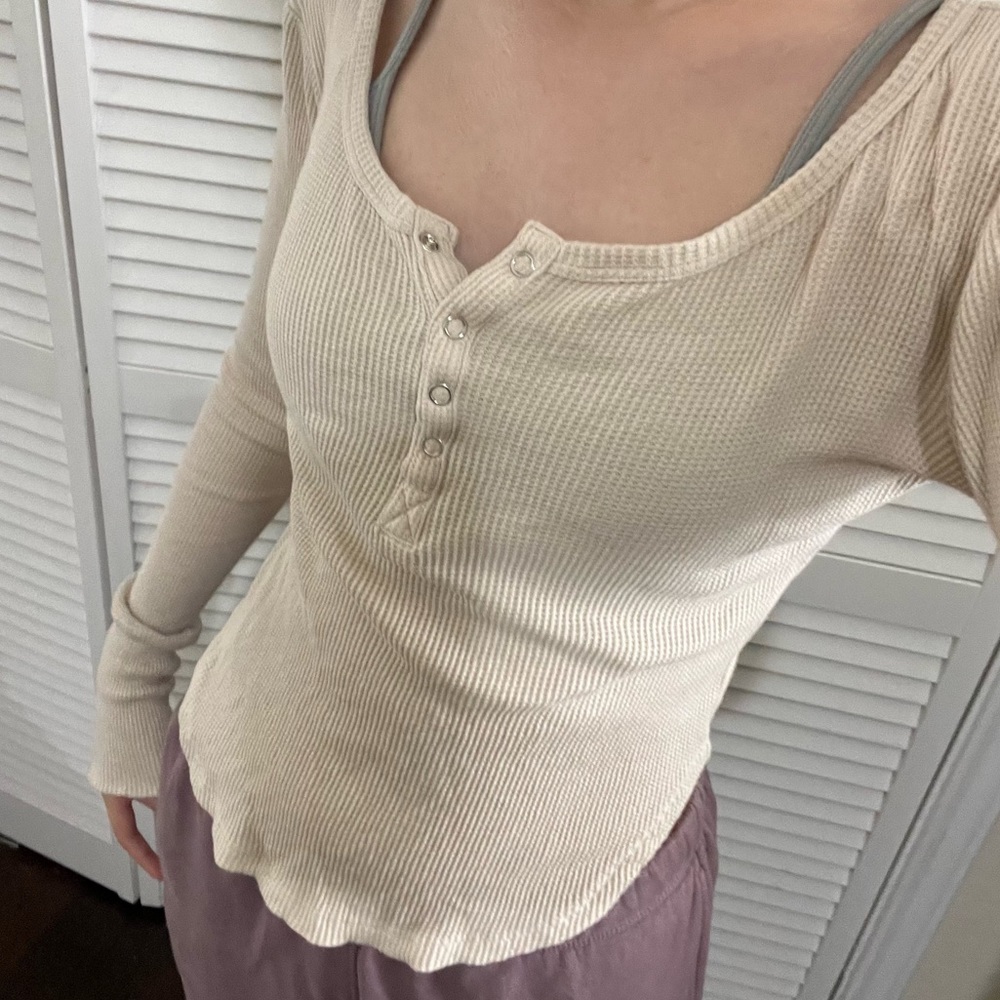 urban outfitters buttoned tee